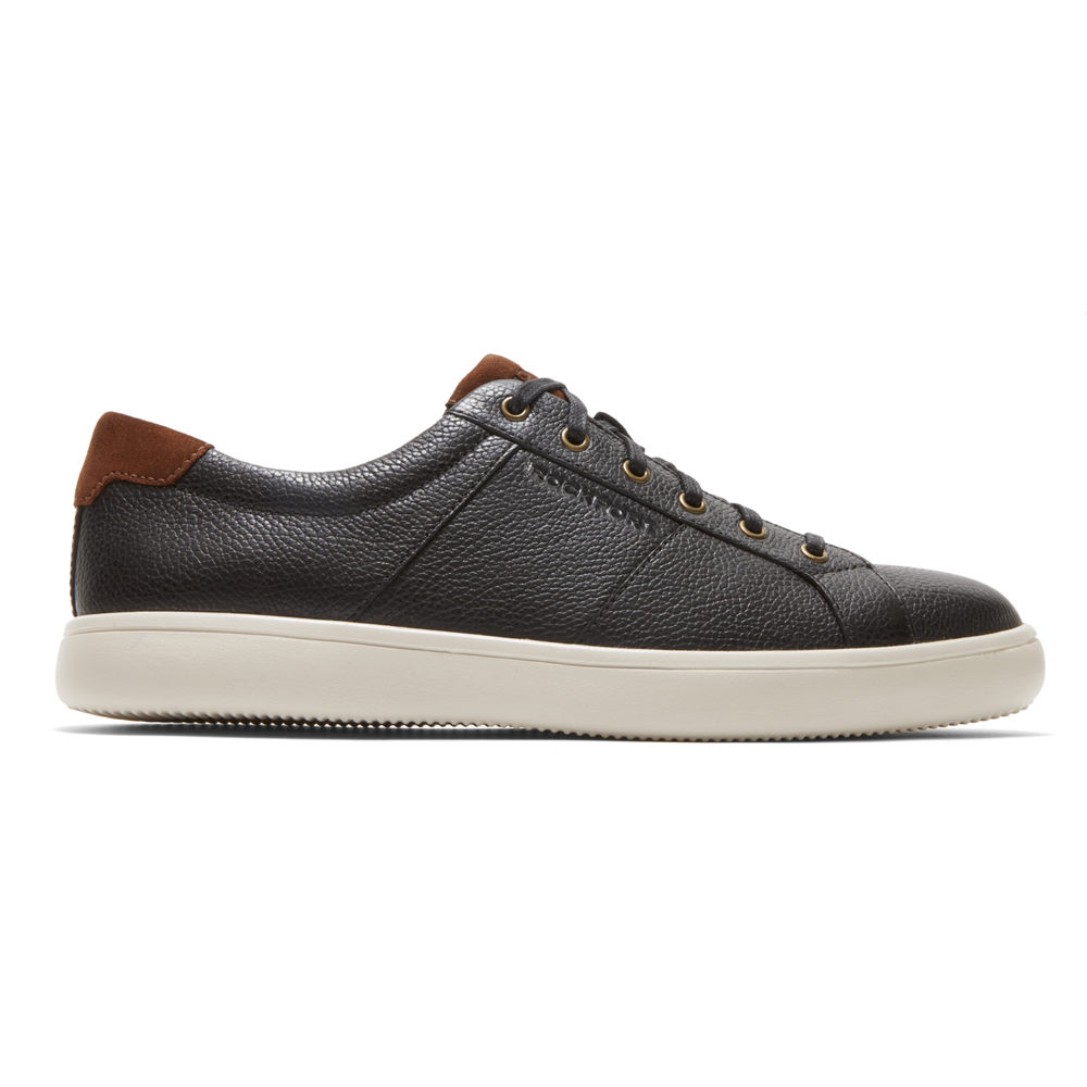 Tenis Rockport Homem Pretas - Jarvis Lace-To-Toe - 50496LNFX